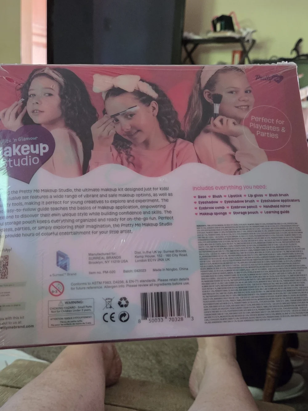 Makeup Studio - Pink Kids Brush & Palette Set